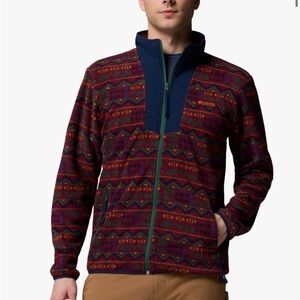 Columbia Colorful Geometric Fleece Jacket